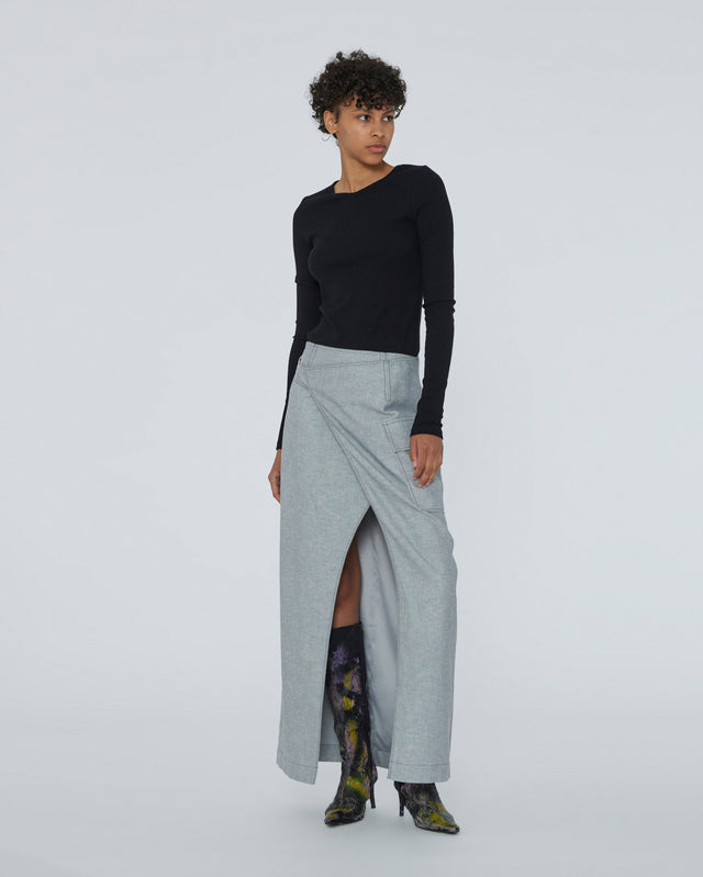 REMAIN Birger Christensen - Maxi Wrap Skirt