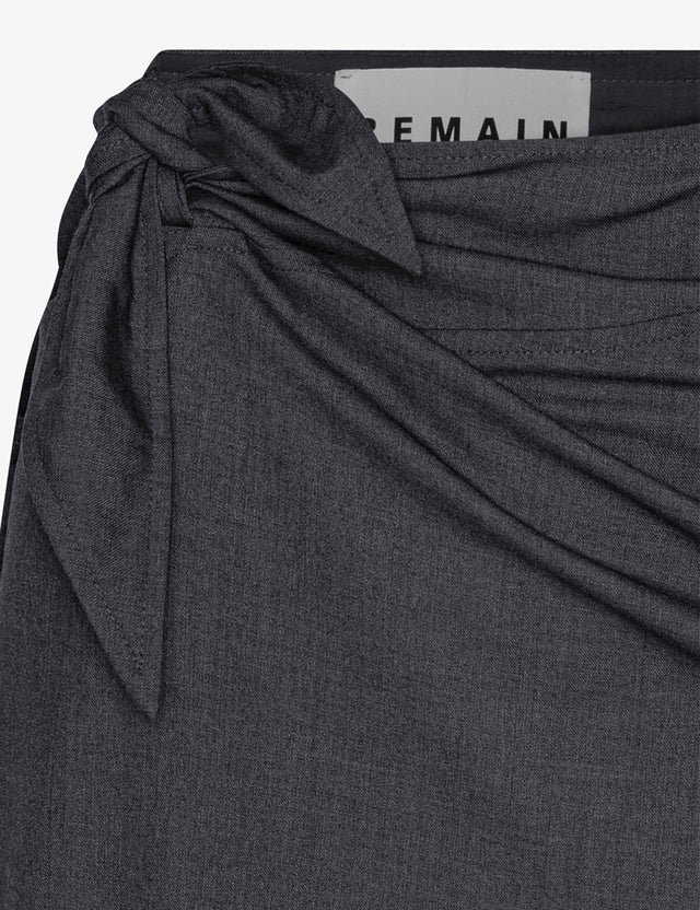 REMAIN Birger Christensen - Tied Suiting Skirt